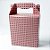 Caixa Sacolinha S2 (14x11x6cm) Rosa com Bolinhas Marrons - 10 unidades - Assk - Rizzo - Imagem 1
