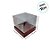 Caixa Mini Bolo M (7cm x 7cm x 7cm) Vinho - 10 unidades - Assk - Rizzo - Imagem 3