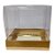Caixa Mini Bolo GG (10cm x 10cm x 10cm) Ouro Texturizado - 10 unidades - Assk - Rizzo - Imagem 1