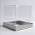 Caixa Mini Bolo GG (10cm x 10cm x 10cm) Prata - 10 unidades - Assk - Rizzo - Imagem 1