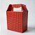Caixa Sacolinha S2 (14x11x6cm) Vermelho com Bolinhas Brancas - 10 unidades - Assk - Rizzo - Imagem 1