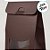 Sacola Para Lembrancinha P com Visor - Marrom - 7,5x19x6cm - 10 unidades - Assk - Rizzo - Imagem 2