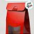Sacola Para Lembrancinha P com Visor - Vermelho - 7,5x19x6cm - 10 unidades - Assk - Rizzo - Imagem 2