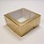Caixa com Visor S16 (7cm x 7cm x 3cm) Ouro Texturizado - 10 unidades - Assk - Rizzo - Imagem 1