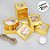 Caixa com Visor S16 (7cm x 7cm x 3cm) Ouro Texturizado - 10 unidades - Assk - Rizzo - Imagem 4
