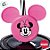 Copo de Plástico com Tampa e Canudo Minnie Mouse Rosa - 500ml - 1 unidade - Disney Original - Rizzo - Imagem 2
