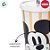 Copo de Plástico com Tampa e Canudo Mickey Listrado - 700ml - 1 unidade - Disney Original - Rizzo - Imagem 2