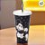 Copo de Plástico com Tampa e Canudo Mickey Preto - 700ml - 1 unidade - Disney Original - Rizzo - Imagem 1