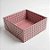 Caixa Pvc Lembrancinha N°4 Base Rosa Com Bolinhas Marrom - 8,5x8,5x3,5cm - 10 unidades - Assk - Rizzo - Imagem 1