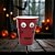 Copo de Plástico Rígido de Halloween - Assustador - Vermelho - 350ml - 1 unidade - Cromus - Rizzo - Imagem 1