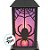 Lamparina Halloween - Teia de Aranha - Roxa - 30x13cm - 1 unidade - Cromus - Rizzo - Imagem 3