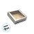 Caixa com Visor VC15 (15cm x 15cm x 5cm) Prata - 20 unidades - Rizzo - Imagem 3