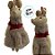 Enfeite Para Pendurar De Natal - Ratinha - Vestido Bege - 18cm - 1 unidade - Cromus - Rizzo - Imagem 2
