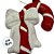 Enfeite Para Pendurar De Natal - Candy Cane Com Laço - 14cm - 1 unidade - Cromus - Rizzo - Imagem 2