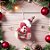 Enfeite De Pendurar De Natal - Urso Vermelho Sentado - 10cm - 1 unidade - Cromus - Rizzo - Imagem 1
