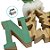 Enfeite Natalino De Mesa Em MDF - Noel Com Gorro - Verde - 16cm - 1 unidade - Cromus - Rizzo - Imagem 3