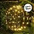 Bola De Natal Com 320 Leds Bivolt - Dourado Claro - 50x50cm  - 1 unidade - Cromus - Rizzo - Imagem 3