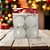 Bola De Natal - Branco - Glitter e Gomo - 8cm  - 4 unidades - Cromus - Rizzo - Imagem 1