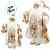 Papai Noel Decorativo - Com Ornamento - Rosé Gold - 45x35x10cm - 1 unidade - Cromus - Rizzo - Imagem 2