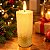 Vela De LED com Glitter P - 5x14x5cm - 1 unidade - Rizzo - Imagem 1