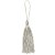 Tassel Decorativo Artesanal - Prata - 13cm - 12 unidades - Artlille - Rizzo - Imagem 1