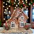 Casinha Decorativa de Natal em Madeira - 22cm - 1 unidade - Rizzo - Imagem 2