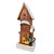 Casinha Nevada Decorativa de Natal - Marrom - 23cm - 1 unidade - Rizzo - Imagem 2