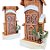 Casinha Nevada Decorativa de Natal - Marrom - 23cm - 1 unidade - Rizzo - Imagem 4