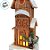 Casinha Nevada Decorativa de Natal - Marrom - 23cm - 1 unidade - Rizzo - Imagem 3