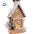 Casinha Nevada Decorativa de Natal - Branco - 46cm - 1 unidade - Rizzo - Imagem 3