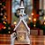 Casinha Nevada Decorativa de Natal - Branco - 46cm - 1 unidade - Rizzo - Imagem 1
