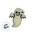 Aplique Decorativo De Hallowen - Fantasma - Branco - 1,5cm - 10 unidades - Rizzo - Imagem 2