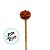 Pick Decorativo De Hallowen - Abobóra - Laranja - 8cm - 10 unidades - Rizzo - Imagem 2