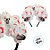 Tiara De Halloween - Flor Com Sangue e Caveira - Branco - 22x23cm - 1 unidade - Rizzo - Imagem 2