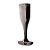 Taça Champanhe Descartável de Luxo Prata 120ml - 6 unidades - Cromus - Rizzo - Imagem 1