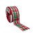 Fita Aramada Decorativa de Natal - Xadrez Vermelha e Verde - 3,8x914cm - 1 unidades - Cromus - Rizzo - Imagem 2