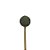 Palito Para Aromatizador - Bola Veludo Cinza - 25cm - 1 unidade - Rizzo - Imagem 1