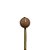 Palito Para Aromatizador - Bola Nude Envernizada - 25cm - 1 unidade - Rizzo - Imagem 1