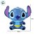 Brinquedo Squish Borracha - Stitch Hula Hula - 7cm - 1 unidade - Disney Original - Rizzo - Imagem 3