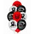 Balão Látex Redondo 9'' Halloween - Personagens Horror - 25 cm - 25 unidades - Regina - Rizzo - Imagem 1