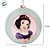 Bola de Natal - Princesas - Verde - 12cm - 2 unidades - Disney Original - Rizzo - Imagem 3