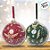Bola de Natal - Harry Potter - Verde e Vinho - 10cm - 2 unidades - Cromus - Rizzo - Imagem 1