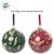 Bola de Natal - Harry Potter - Verde e Vinho - 10cm - 2 unidades - Cromus - Rizzo - Imagem 4