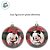 Bola de Natal - Mickey e Minnie - Xadrez - 8cm - 4 unidades - Disney Original - Rizzo - Imagem 4