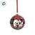 Bola de Natal - Mickey e Minnie - Xadrez - 6cm - 6 unidades - Disney Original - Rizzo - Imagem 4