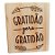 Carimbo de Madeira - Gratidão Gera Gratidão - G - 1 unidade - Rizzo - Imagem 1
