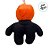 Esqueleto de Pelúcia Cabeça de Abóbora - Preto/Laranja - 20cm  - 1 unidade - Rizzo - Imagem 4