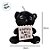Gato de Pelúcia com Saquinho "Happy Halloween" - Preto - 20cm  - 1 unidade - Rizzo - Imagem 2