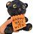 Gato de Pelúcia com Saquinho "Happy Halloween" - Preto - 20cm  - 1 unidade - Rizzo - Imagem 7