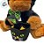 Urso de Pelúcia com Roupa e Sacola de Gato - Marrom/Preto - 20cm - 1 unidade - Rizzo - Imagem 6